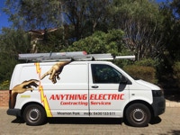 Anything Electric Contracting Services Van
